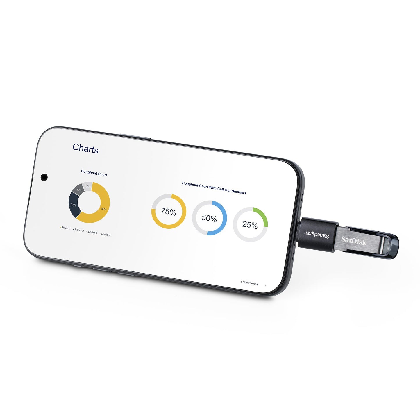 StarTech.com USB-C to USB-A Adapter, USB 5Gbps, Compact USB-C Male to USB-A Female Adapter, Durable Metal Housing, M/F