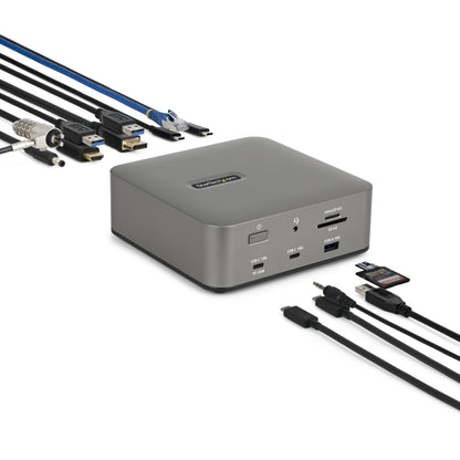 StarTech.com Thunderbolt 5 Universal Docking Station, Multi-Display Hub, 8K 60Hz or 4K 144Hz, 120Gbps Bandwidth Boost, 140W PD, 30W Phone Charging, USB 10Gbps, 2.5G LAN