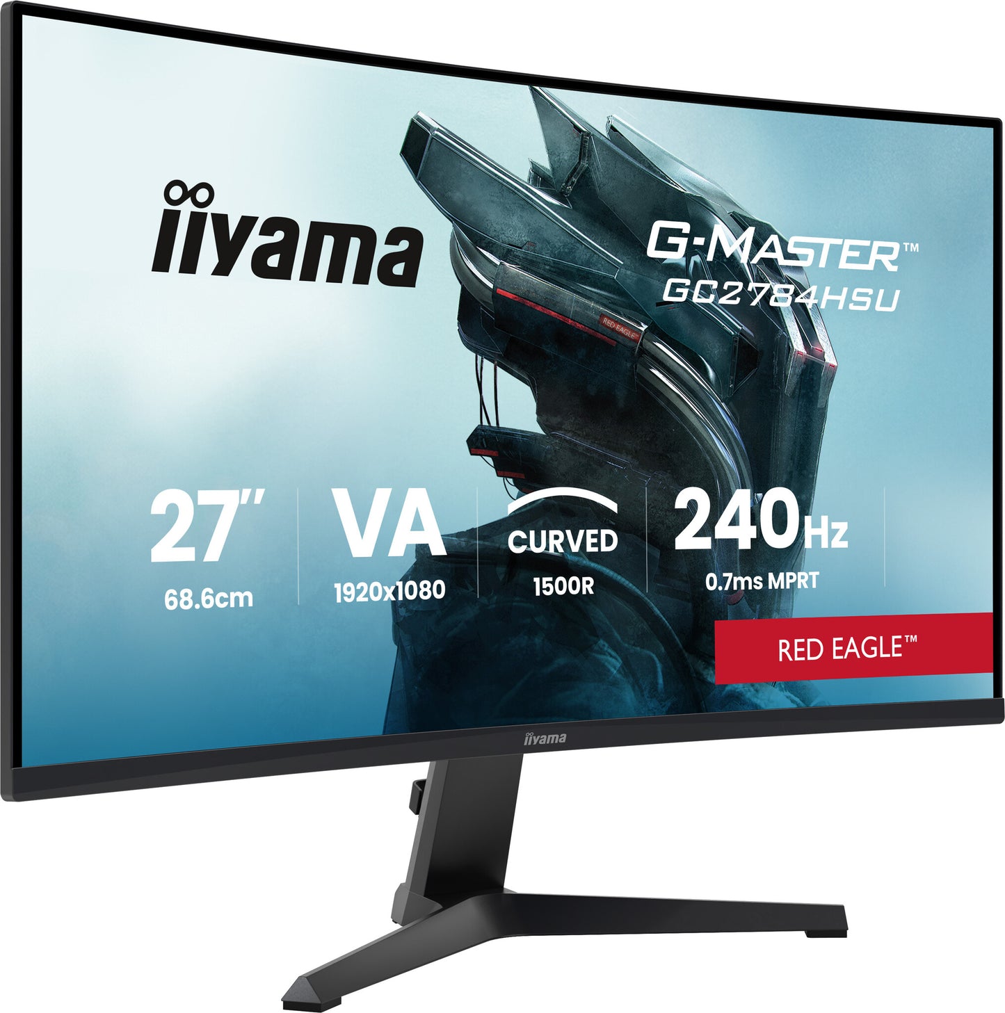 iiyama G-MASTER GC2784HSU-B1 computer monitor 68.6 cm (27") 1920 x 1080 pixels Full HD LCD Black