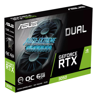 ASUS Dual -RTX3050-O6G NVIDIA GeForce RTX 3050 6 GB GDDR6