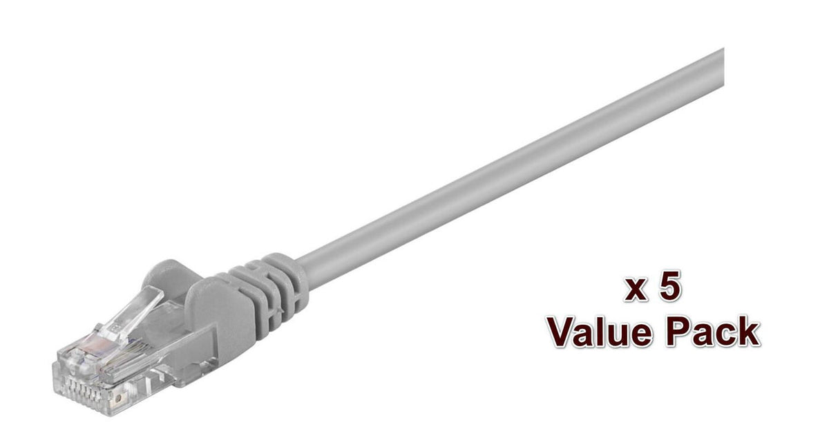 Microconnect V-UTP515VP networking cable Grey 15 m Cat5e U/UTP (UTP) Round