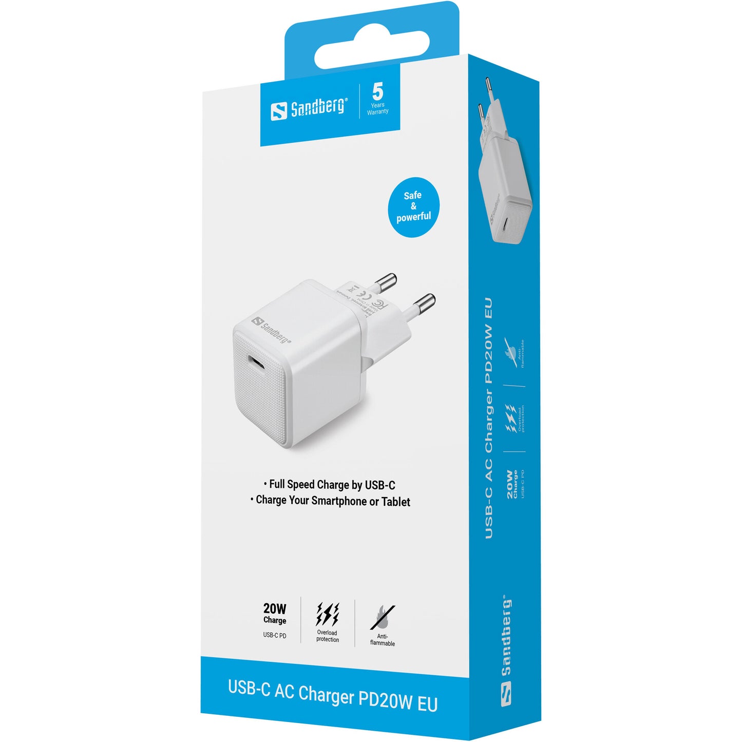 Sandberg USB-C AC Charger PD20W EU