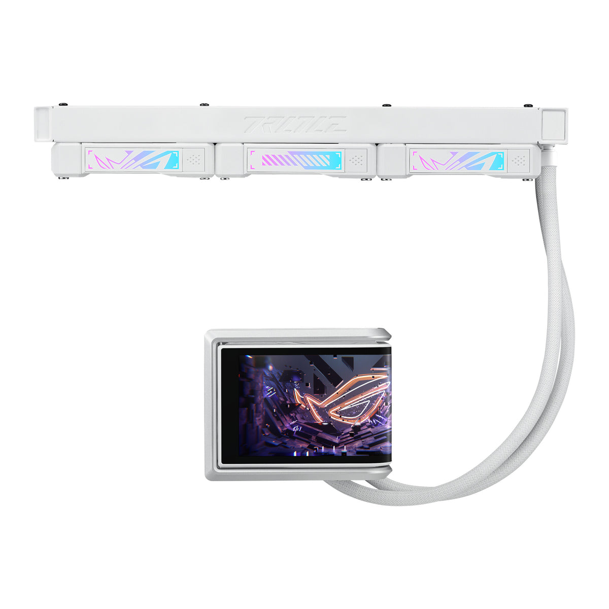 ASUS ROG RYUO IV 360 ARGB WHT Processor All-in-one liquid cooler 12 cm White