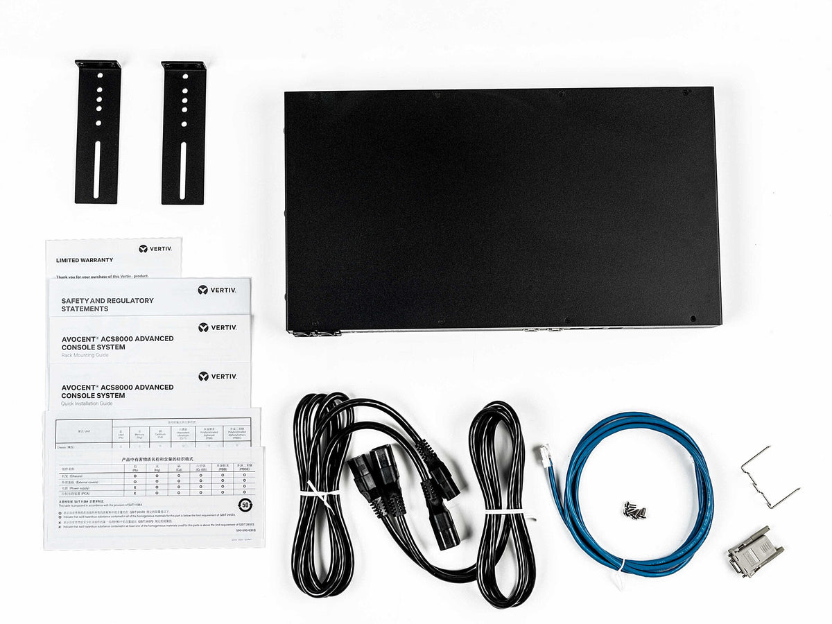 Vertiv Avocent 16-Port ACS8000 Console System with dual AC Power Supply - ACS8016DAC-404