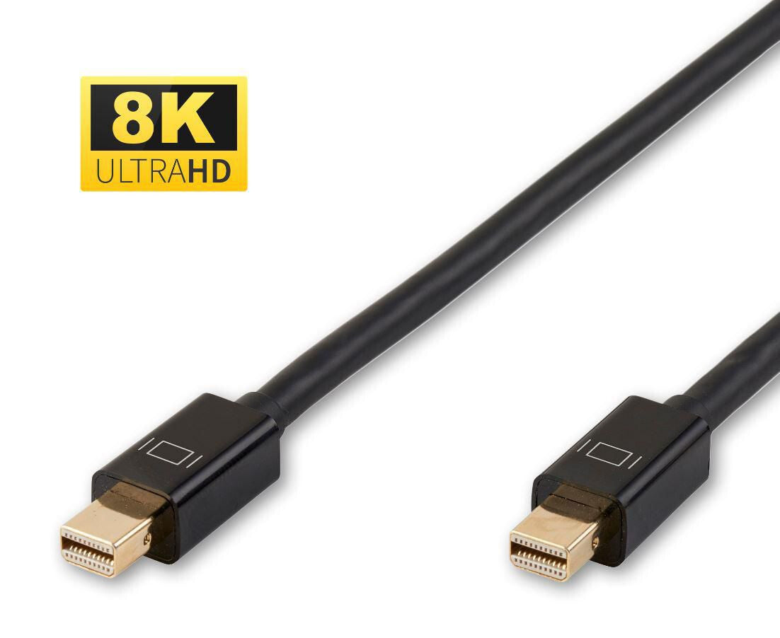 Microconnect MDPMDP2BV1.4 DisplayPort cable 2 m Mini DisplayPort Black