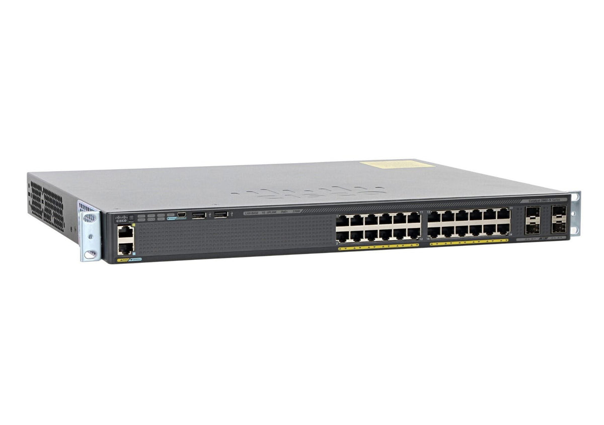 Cisco Small Business 2960-X Managed L2/L3 Gigabit Ethernet (10/100/1000) Power over Ethernet (PoE) 1U Black