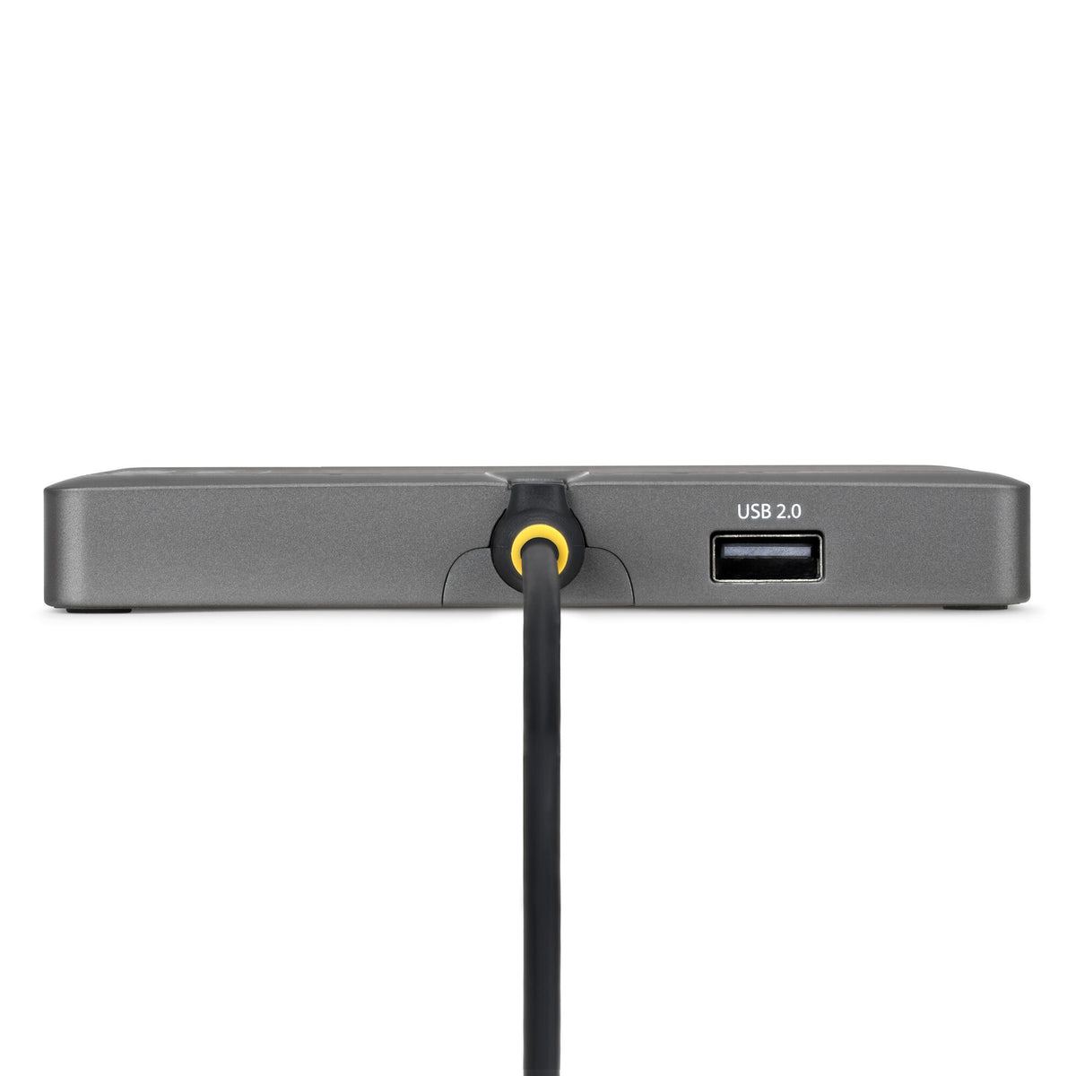 StarTech.com USB-C to Quad-Monitor Workstation Adapter, 4K 60Hz DisplayPort, 140W PD Passthrough for Laptop Charging, USB Port for Wireless Keyboard / Mouse, TAA