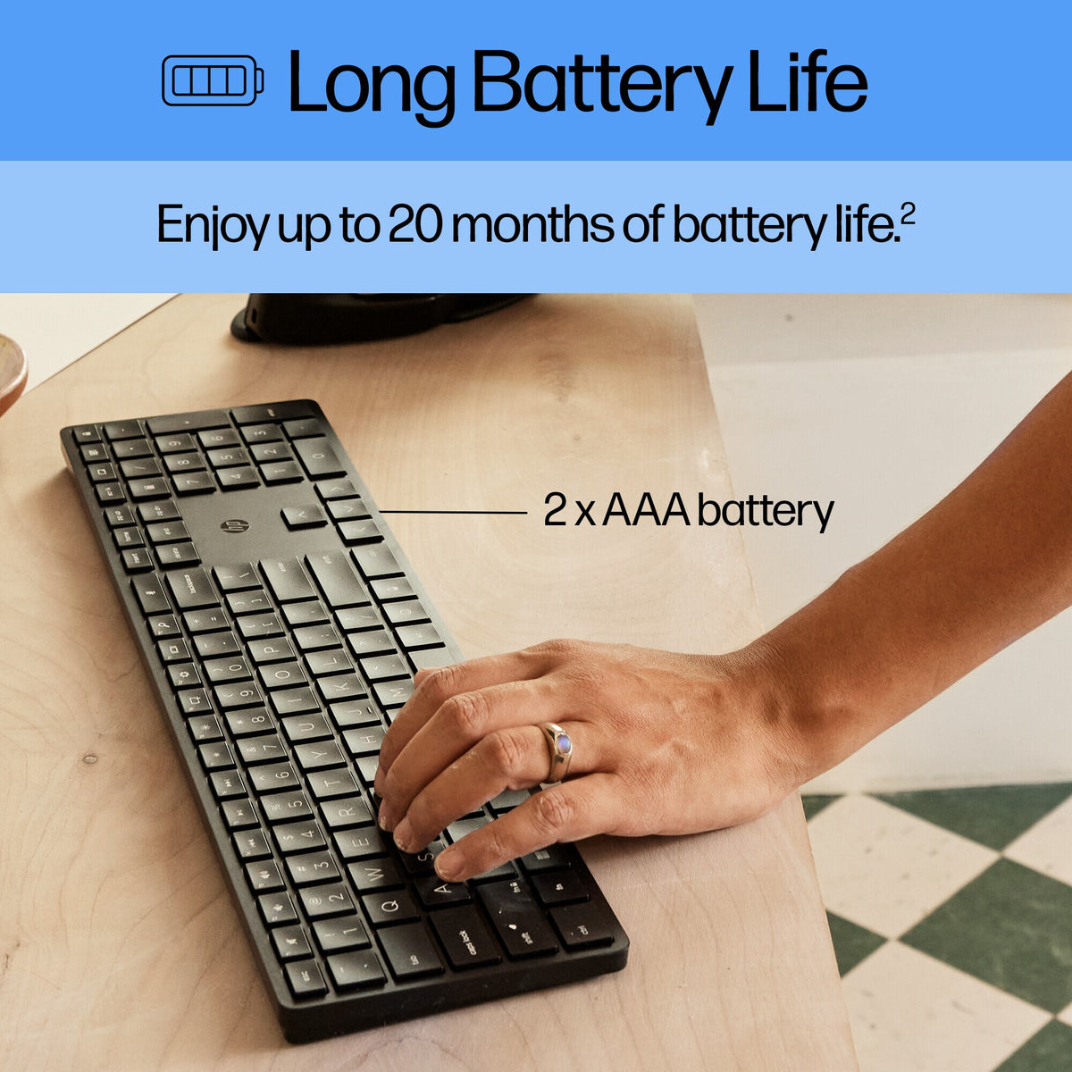 HP 450 Programmable Wireless Keyboard