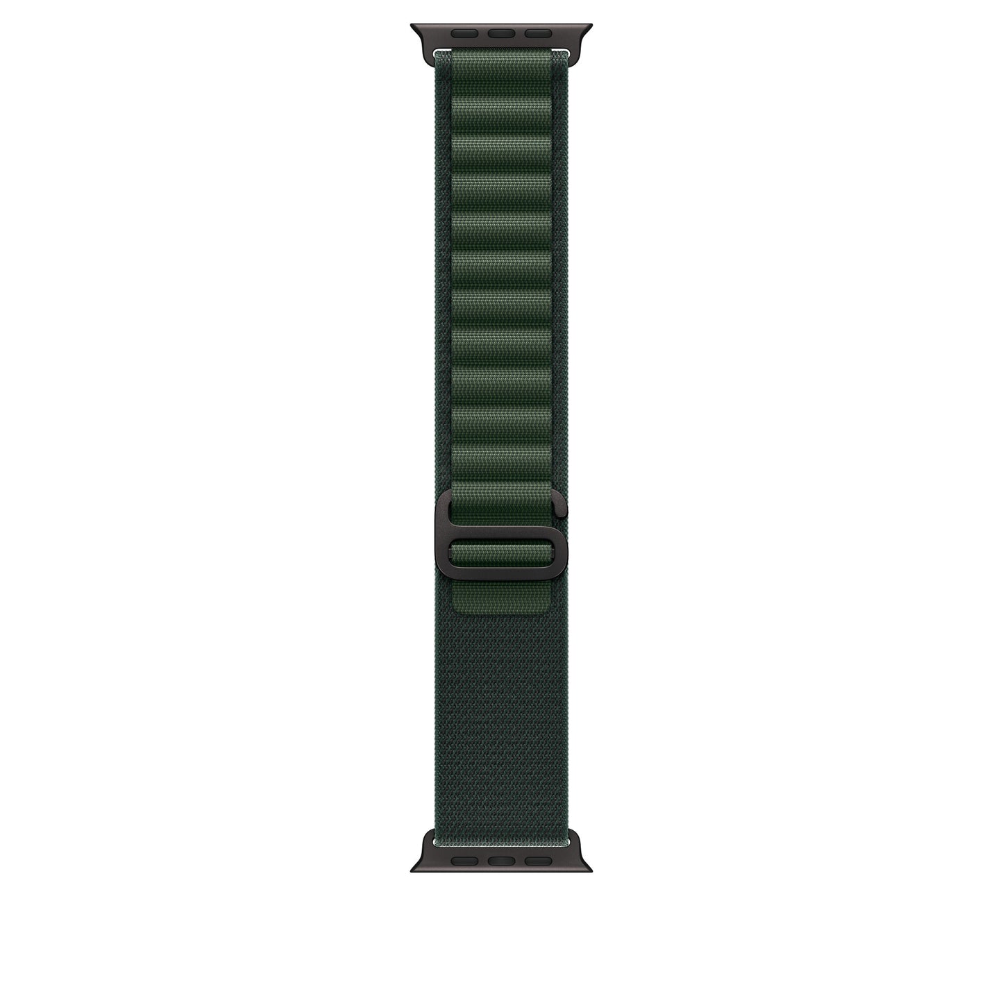 Apple 49mm Dark Green Alpine Loop - Medium - Black Titanium Finish