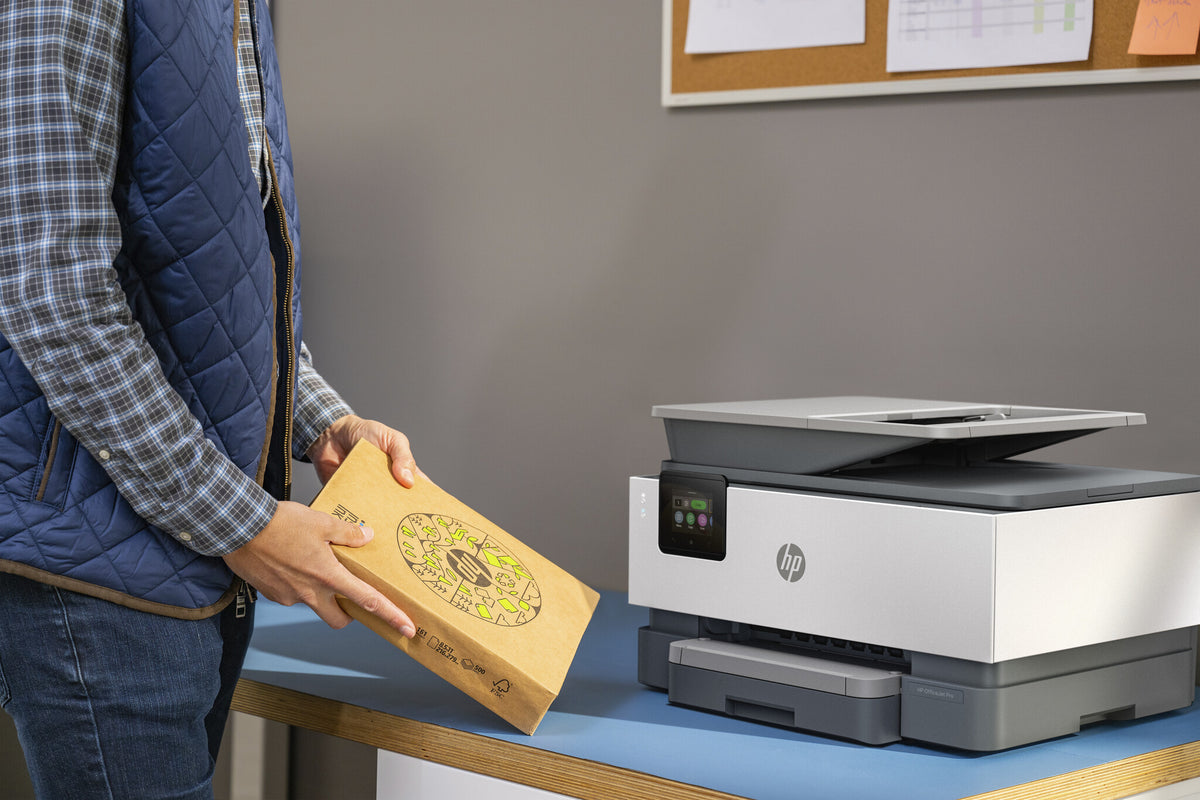 HP OfficeJet Pro 9120b Wireless All-in-One Color Printer, Two-sided printing; Copier, Scanner
