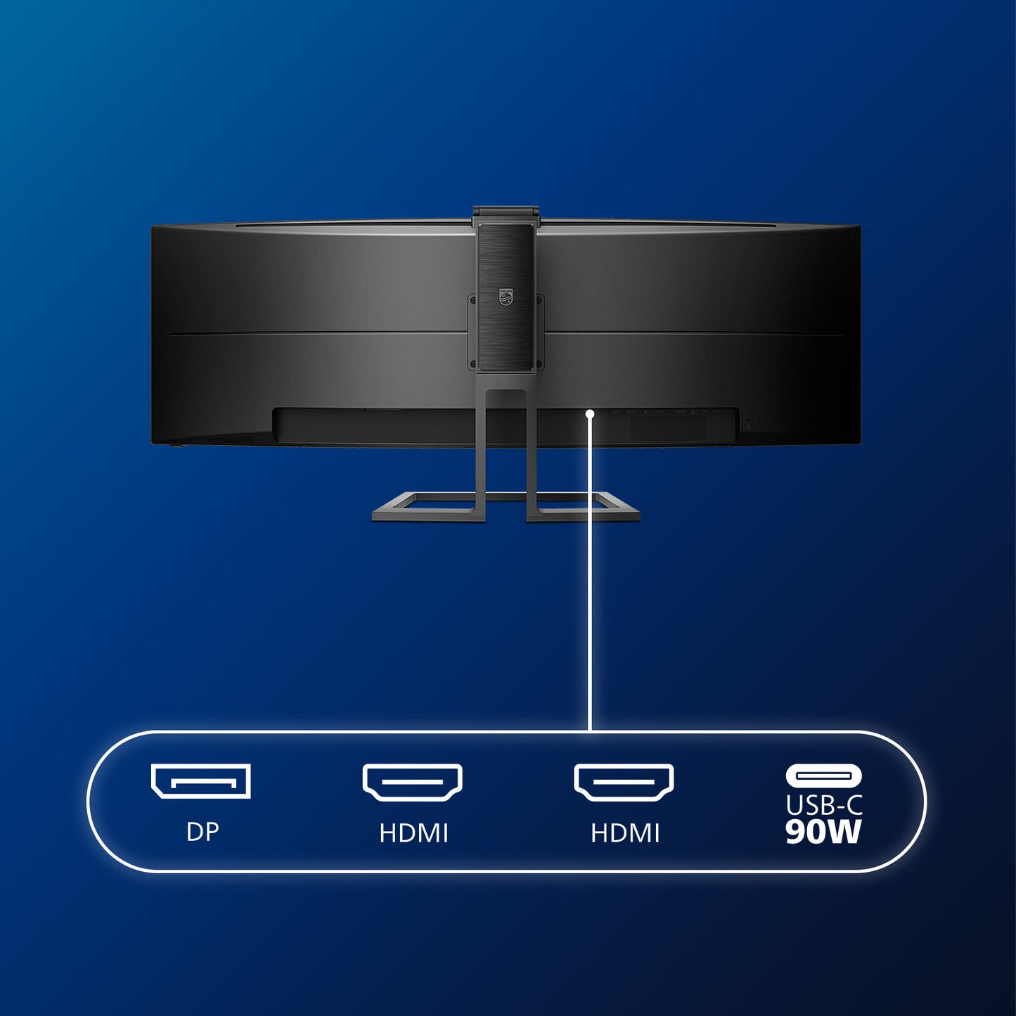Philips P Line 32:9 SuperWide curved LCD display 499P9H/00