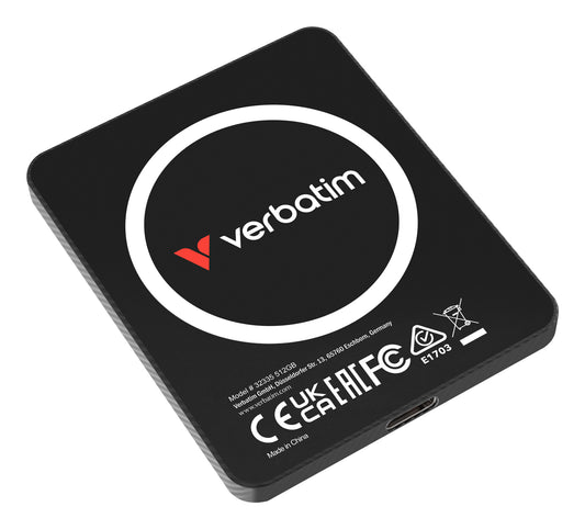 Verbatim SnapBack Ultra Slim SSD 512GB USB-C USB 3.2 Gen 2x2