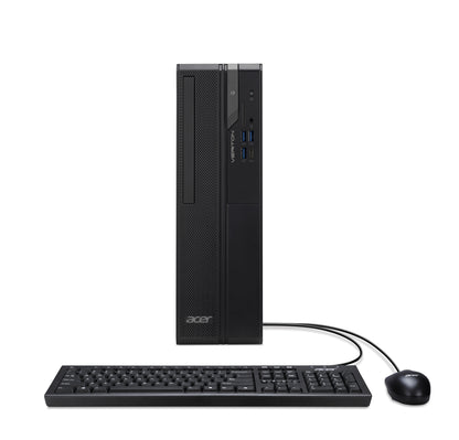 Acer Veriton 2000 compact desktop tower (VX2722G) - Intel Core i5, 16GB RAM, 512GB SSD, Windows 11 Pro, black