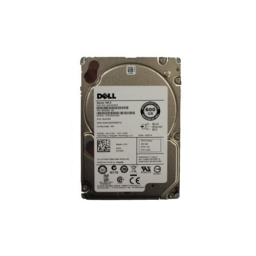 DELL Seagate 600GB SAS 10k 2.5in 6G E/C ST9600205SS