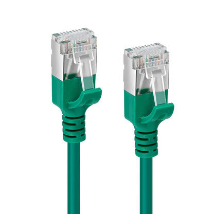 Microconnect V-FTP6A05G-SLIM networking cable Green 5 m Cat6a U/FTP (STP)