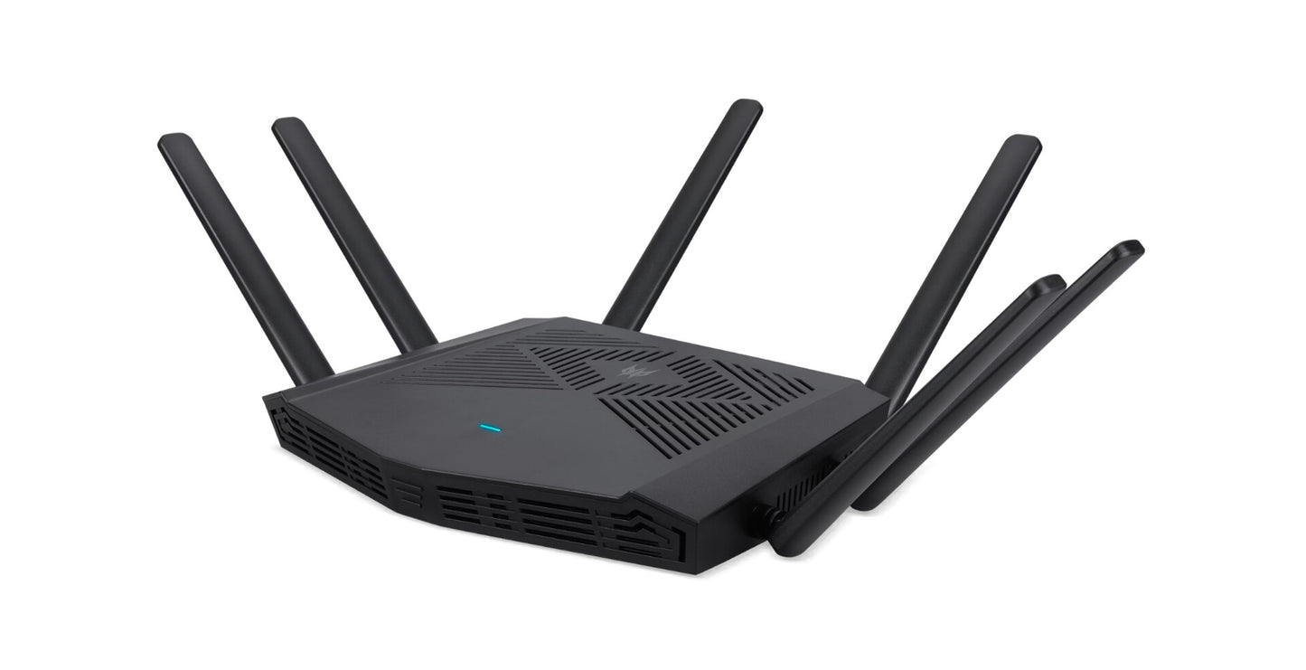 Acer Predator Connect W6x W-Fi 6 Gaming wireless router Gigabit Ethernet Dual-band (2.4 GHz / 5 GHz)