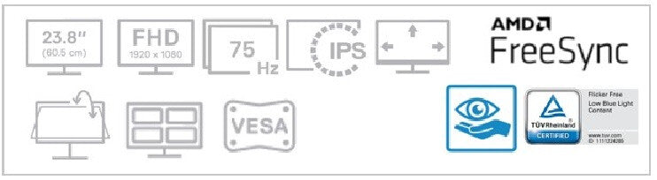 DELL S Series 24 Monitor - S2421HN