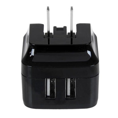 StarTech.com Dual-port USB wall charger - international travel - 17W/3.4A - black