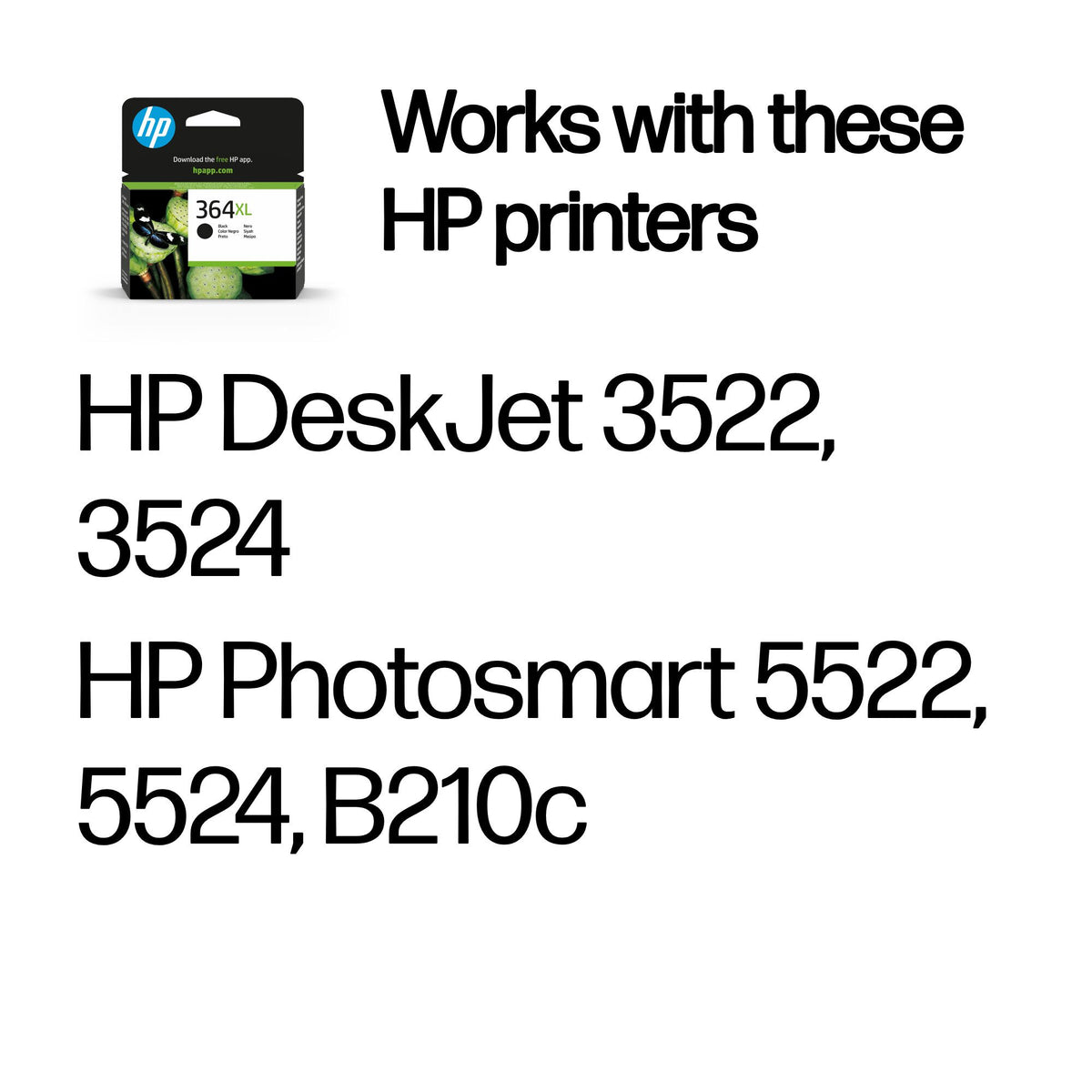 HP 364XL High Yield Black Original Ink Cartridge