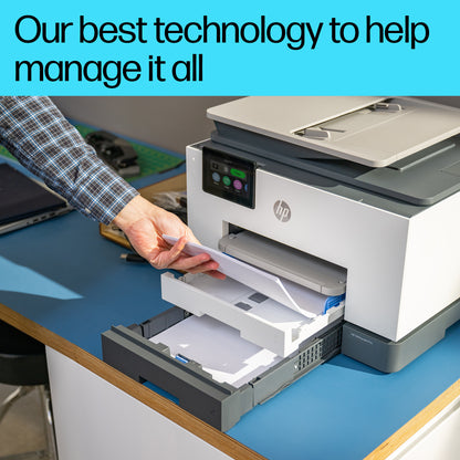 HP OfficeJet Pro 9130b Wireless All-in-One Color Printer, Two-sided printing; Copier, Scanner