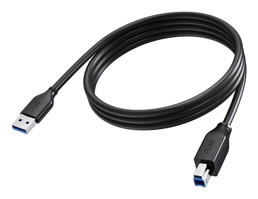 Vision TC 2MUSB3.0/BL USB cable USB 3.2 Gen 1 (3.1 Gen 1) 2 m USB A USB B 5 Gbit/s Black