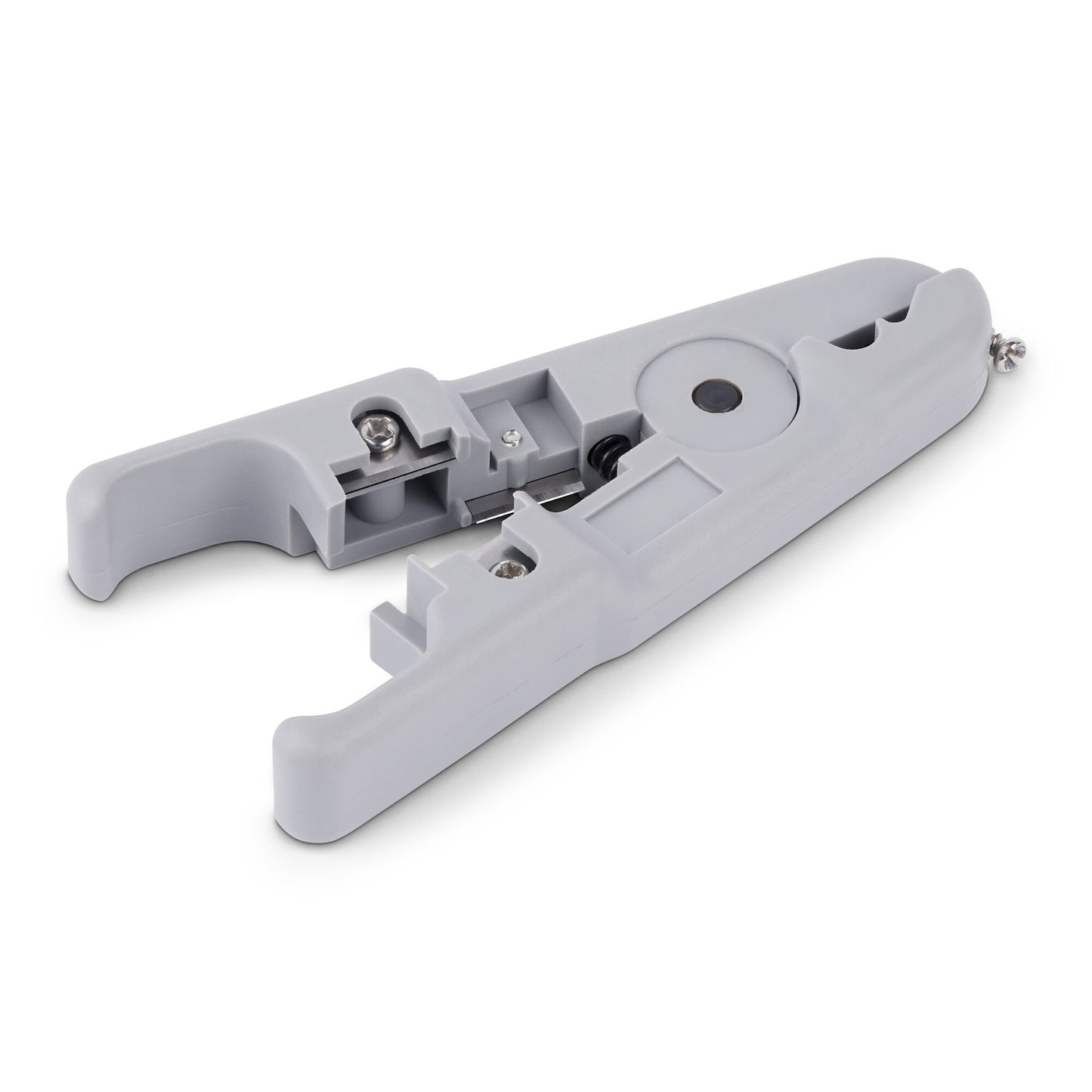 StarTech.com Network Cable Stripper and Cutter, Professional Wire Stripper for UTP/FTP/STP/Coax Cables, Rotary Wire Stripping and Cutting Tool
