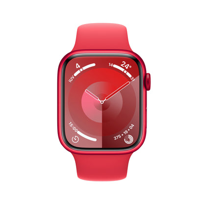 Apple Watch Series 9 GPS 45mm (PRODUCT)RED Aluminium Case w/ (PRODUCT)RED Sport Band - S/M