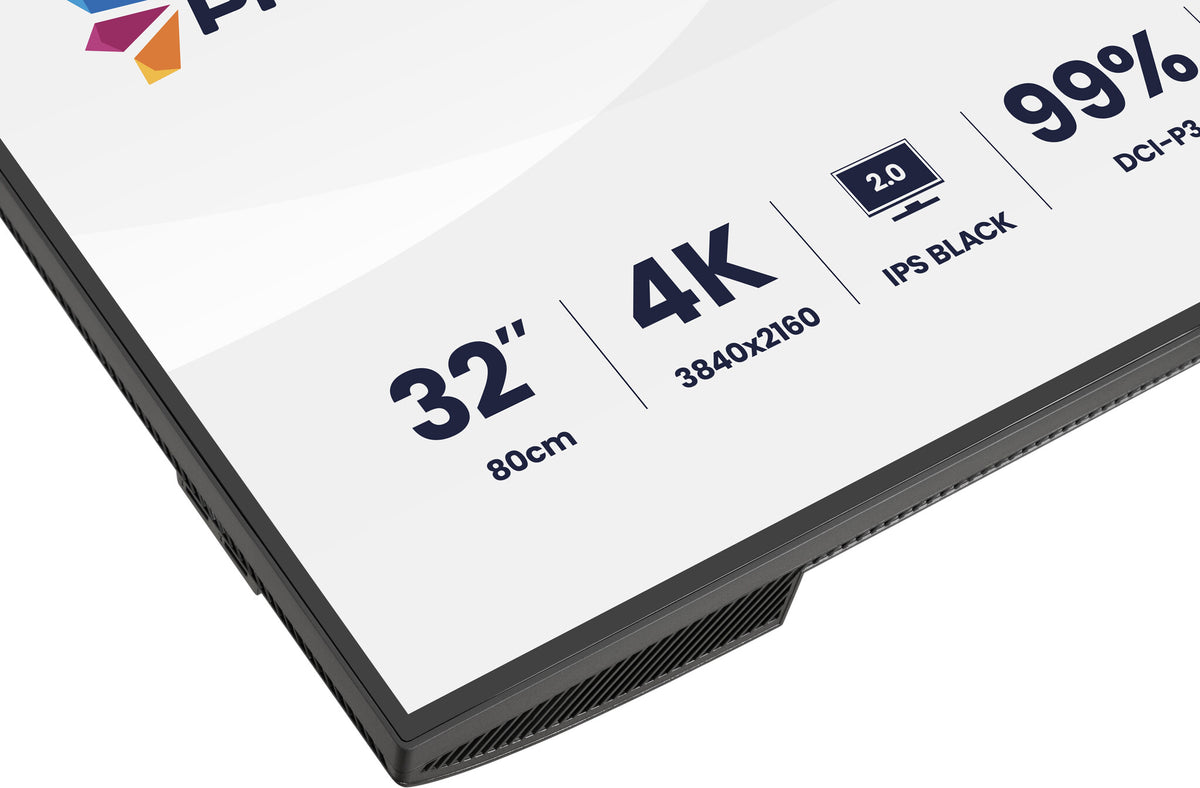 iiyama ProGraphic HB3201UHSNP-B1 computer monitor 80 cm (31.5") 3840 x 2160 pixels 4K Ultra HD Black