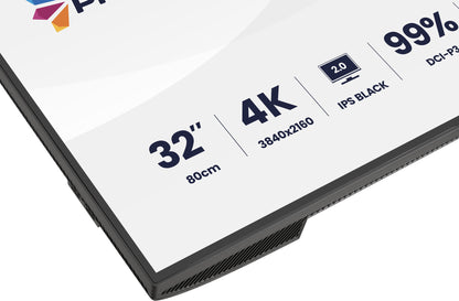 iiyama ProGraphic HB3201UHSNP-B1 computer monitor 80 cm (31.5") 3840 x 2160 pixels 4K Ultra HD Black