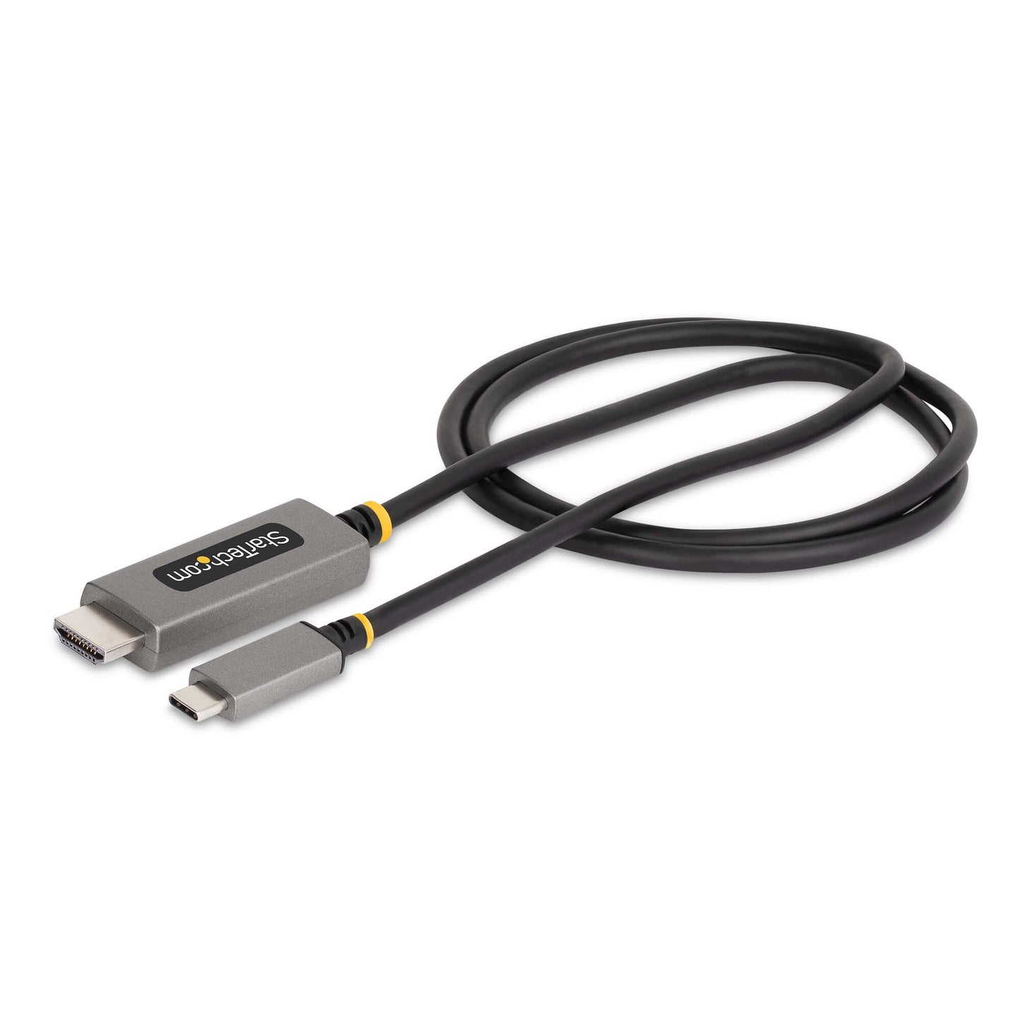 StarTech.com 3.3ft (1m) USB-C to HDMI Adapter Cable, 8K 60Hz, 4K 144Hz, HDR10, USB Type-C to HDMI 2.1 Video Converter Cable, USB-C DP Alt Mode/USB4/Thunderbolt Compatible - USB-C Laptop to HDMI