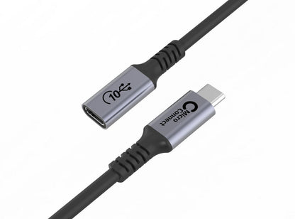 Microconnect USB3.2CC2EX USB cable 2 m USB4 Gen 2x2 USB C Black