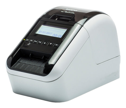 Brother QL-820NW label printer Direct thermal 300 x 600 DPI 176 mm/sec Wired & Wireless DK Wi-Fi Bluetooth