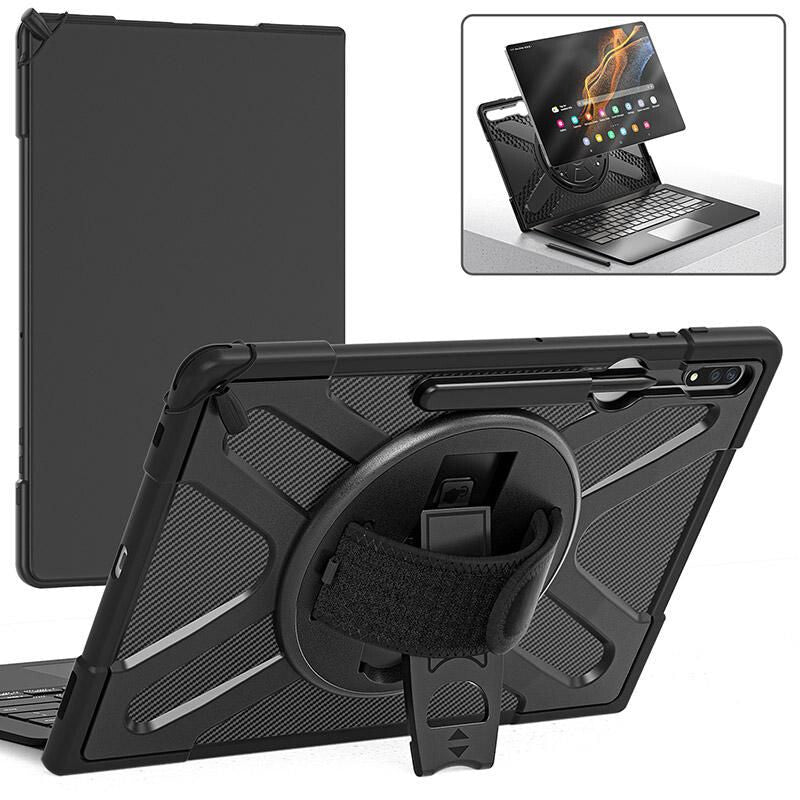 eSTUFF ES68230010-BULK tablet case 22.1 cm (8.7") Cover Black