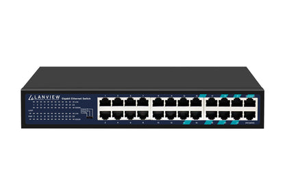 Lanview LVN-1U-24PORT-1G network switch Unmanaged Gigabit Ethernet (10/100/1000)