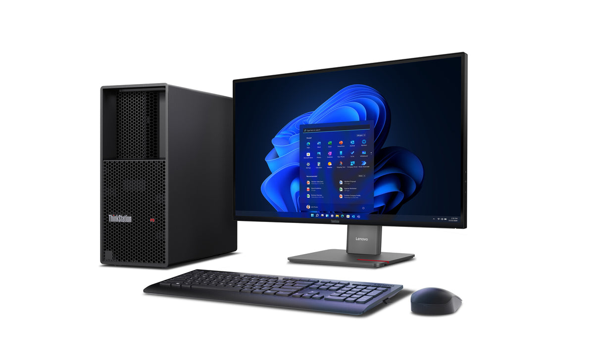 Lenovo ThinkStation P3 Tower Gen 2 Intel Core Ultra 7 265 16 GB DDR5-SDRAM 512 GB SSD Windows 11 Pro Workstation Black