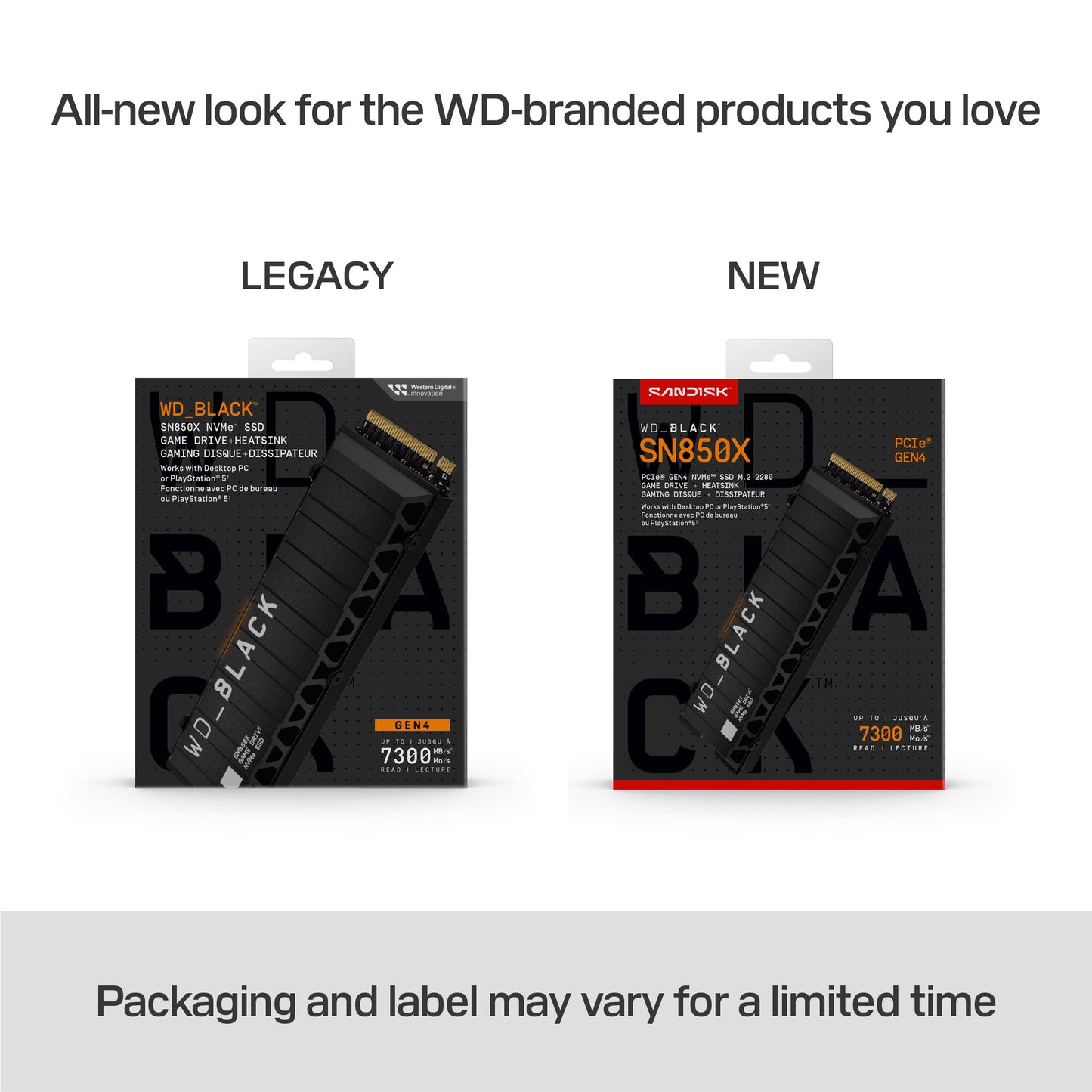 Western Digital Black WD_BLACK™ SN850X NVMe™ SSD POWERED BY SANDISK 1 TB, [With Heatsink]