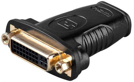 Microconnect HDMIDVIFF cable gender changer HDMI DVI-I Black