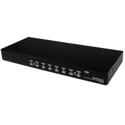 StarTech.com 8 Port 1U Rackmount USB PS/2 KVM Switch with OSD