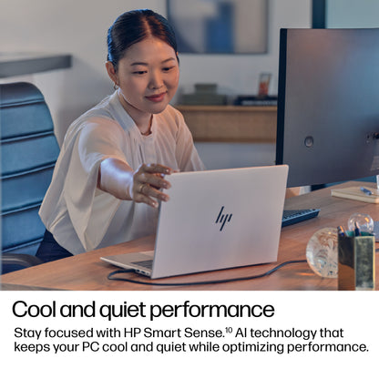 HP EliteBook 8 G1i Next Gen AI Wolf Pro Security Edition Copilot+ PC Intel Core Ultra 5 228V Laptop 35.6 cm (14") WUXGA 32 GB LPDDR5x-SDRAM 512 GB SSD Wi-Fi 7 (802.11be) Windows 11 Pro Silver