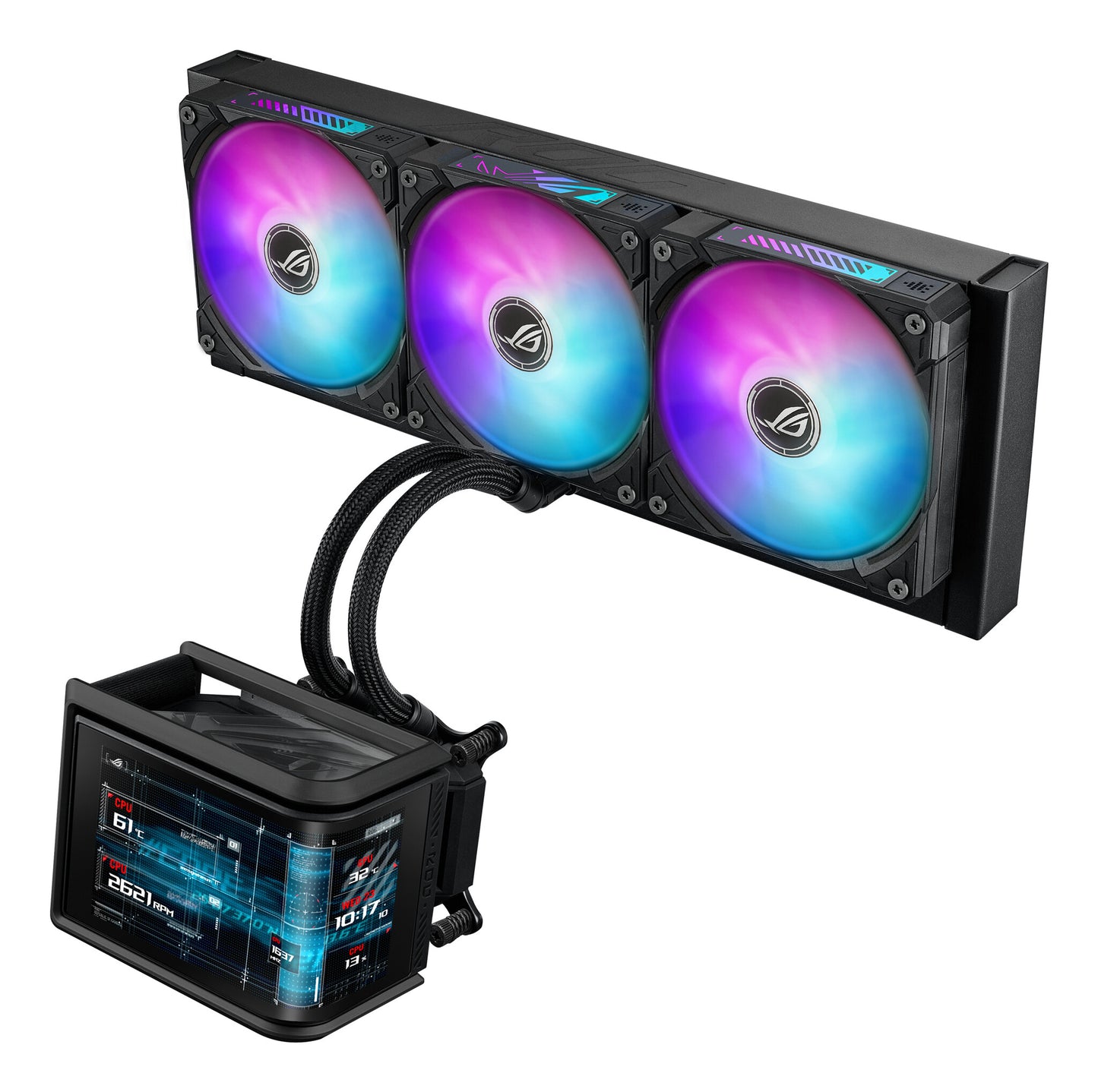 ASUS ROG Ryuo IV SLC 360 ARGB Processor All-in-one liquid cooler 12 cm Black