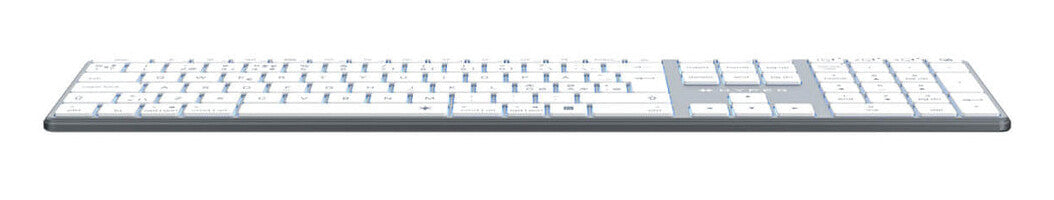 HYPER HS2310NO keyboard Home/Office Bluetooth QWERTY Nordic Grey