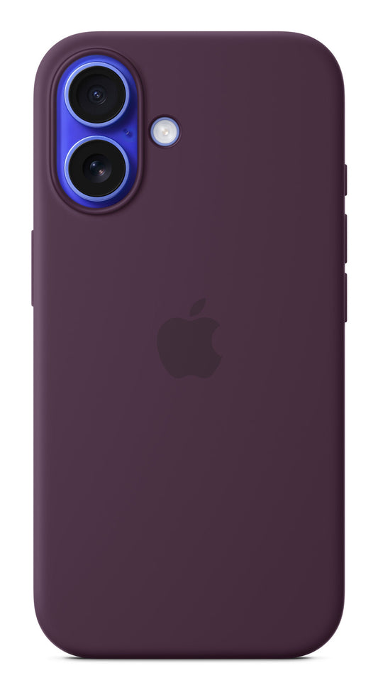 Apple iPhone 16 Silicone Case with MagSafe - Plum