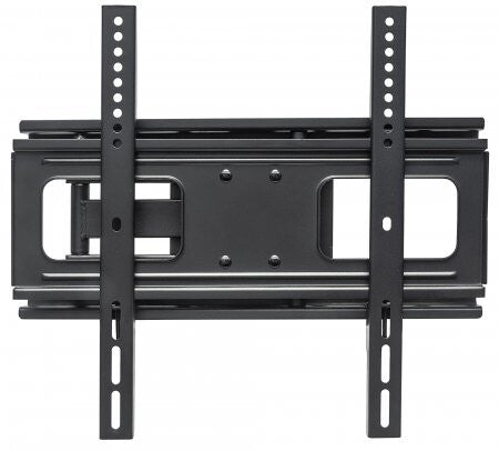 Manhattan Wall Mount for TV & Monitors (Full Motion), For screens 32" to 55", VESA compatibility: all between 200x200mm to 400x400mm - check the dimensions of the four mounting holes on back of screen to ensure it fits, Max 50kg, Black, Bracket, Lifetime