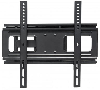 Manhattan Wall Mount for TV & Monitors (Full Motion), For screens 32" to 55", VESA compatibility: all between 200x200mm to 400x400mm - check the dimensions of the four mounting holes on back of screen to ensure it fits, Max 50kg, Black, Bracket, Lifetime