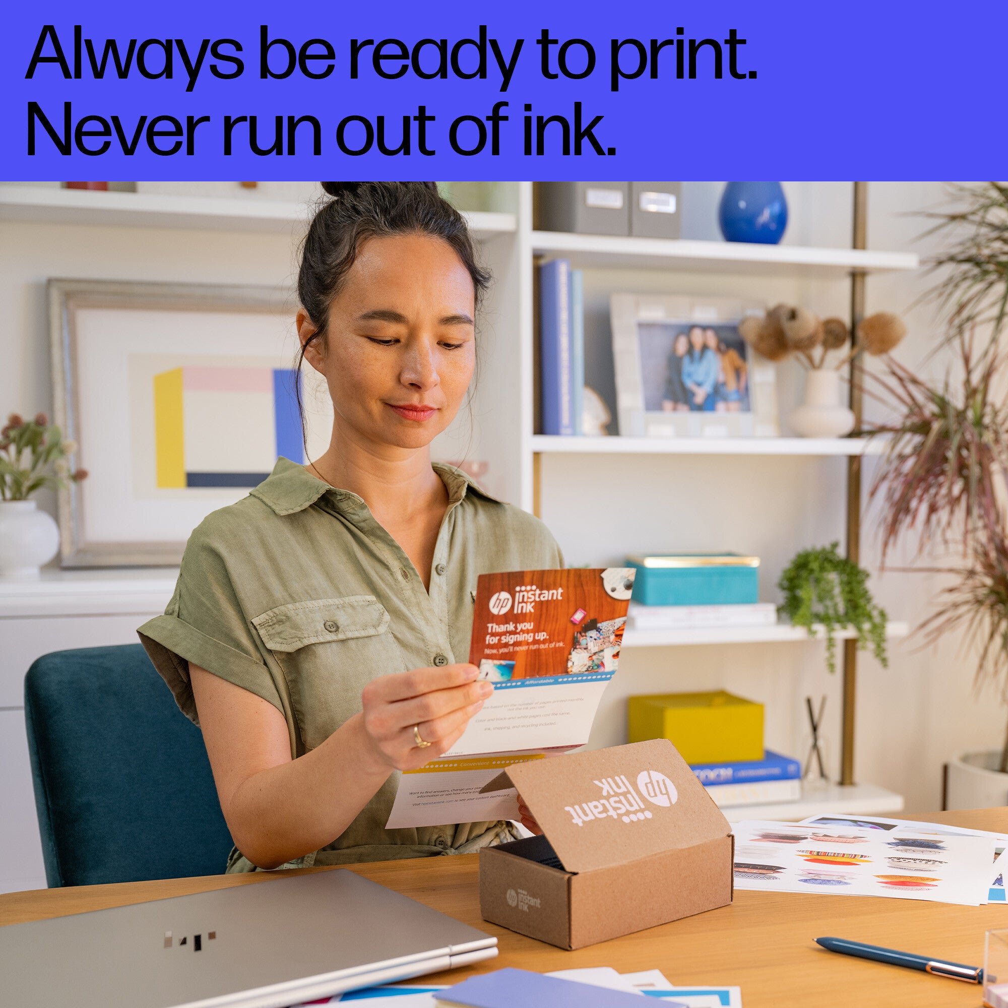 HP OfficeJet Pro 8132e Wireless All-in-One Color Printer, Instant Ink; Two-sided printing