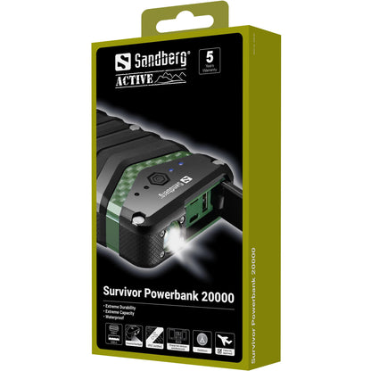 Sandberg Survivor Powerbank 20000