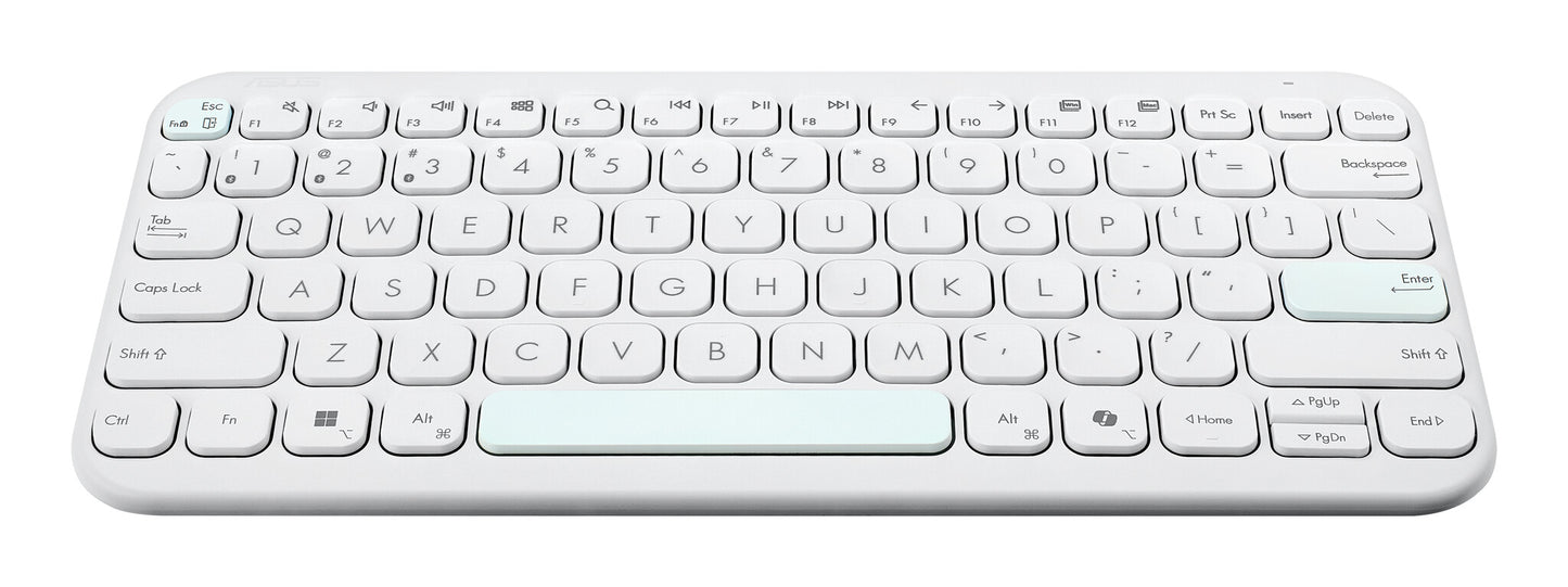 ASUS Marshmallow KW100 keyboard Home Bluetooth White