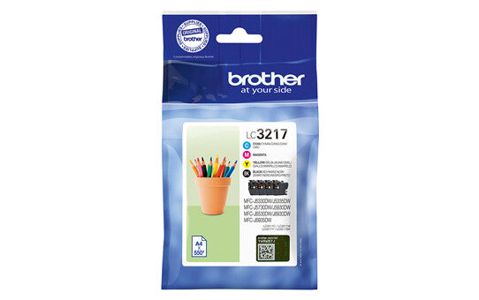 Brother LC-3217 ink cartridge Original Black, Cyan, Magenta, Yellow