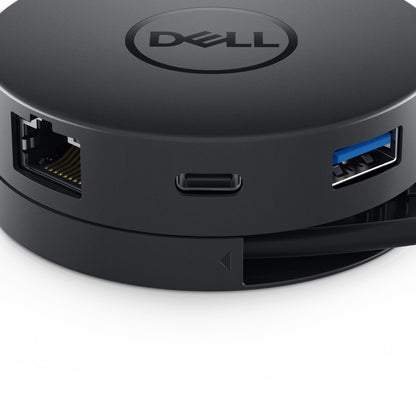 DELL Mobile Adapter DA300 Wired USB 3.2 Gen 2 (3.1 Gen 2) Type-C Black