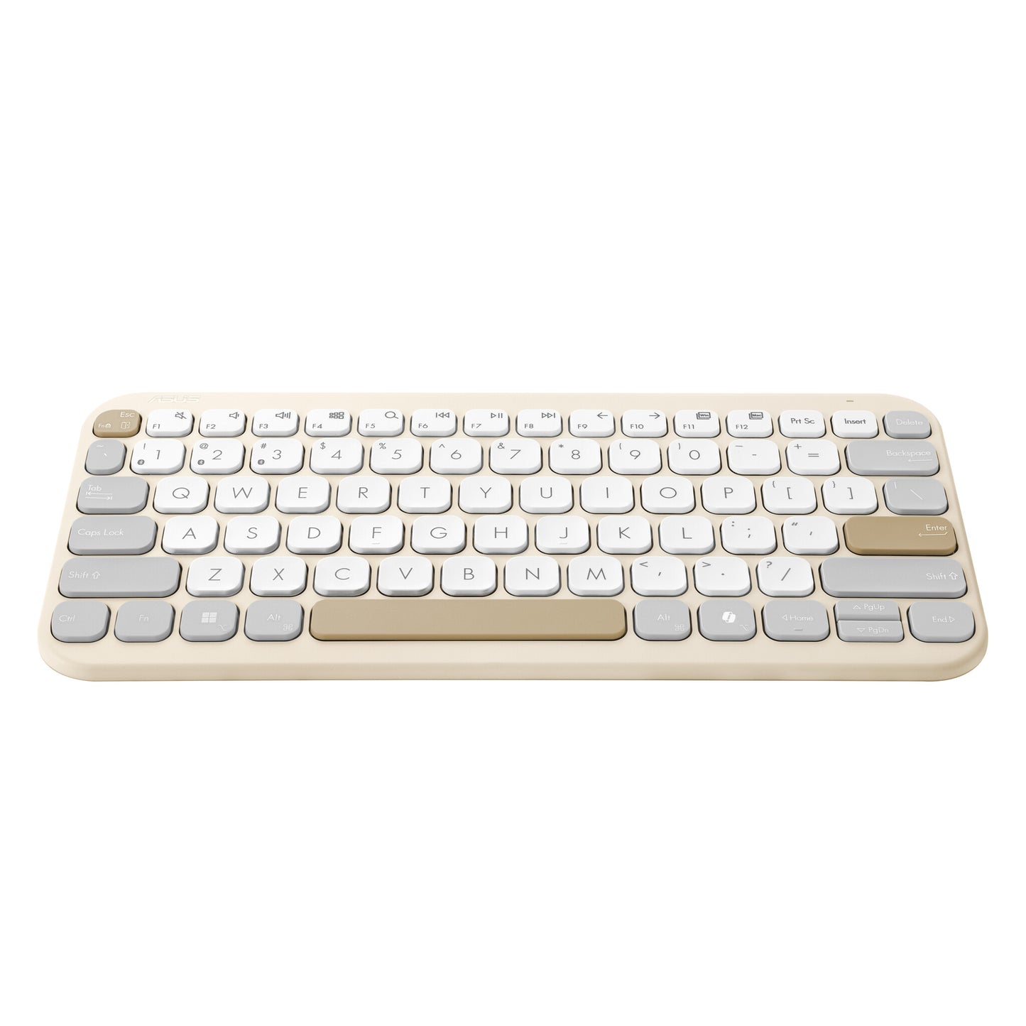 ASUS Marshmallow KW100 keyboard Home Bluetooth Beige